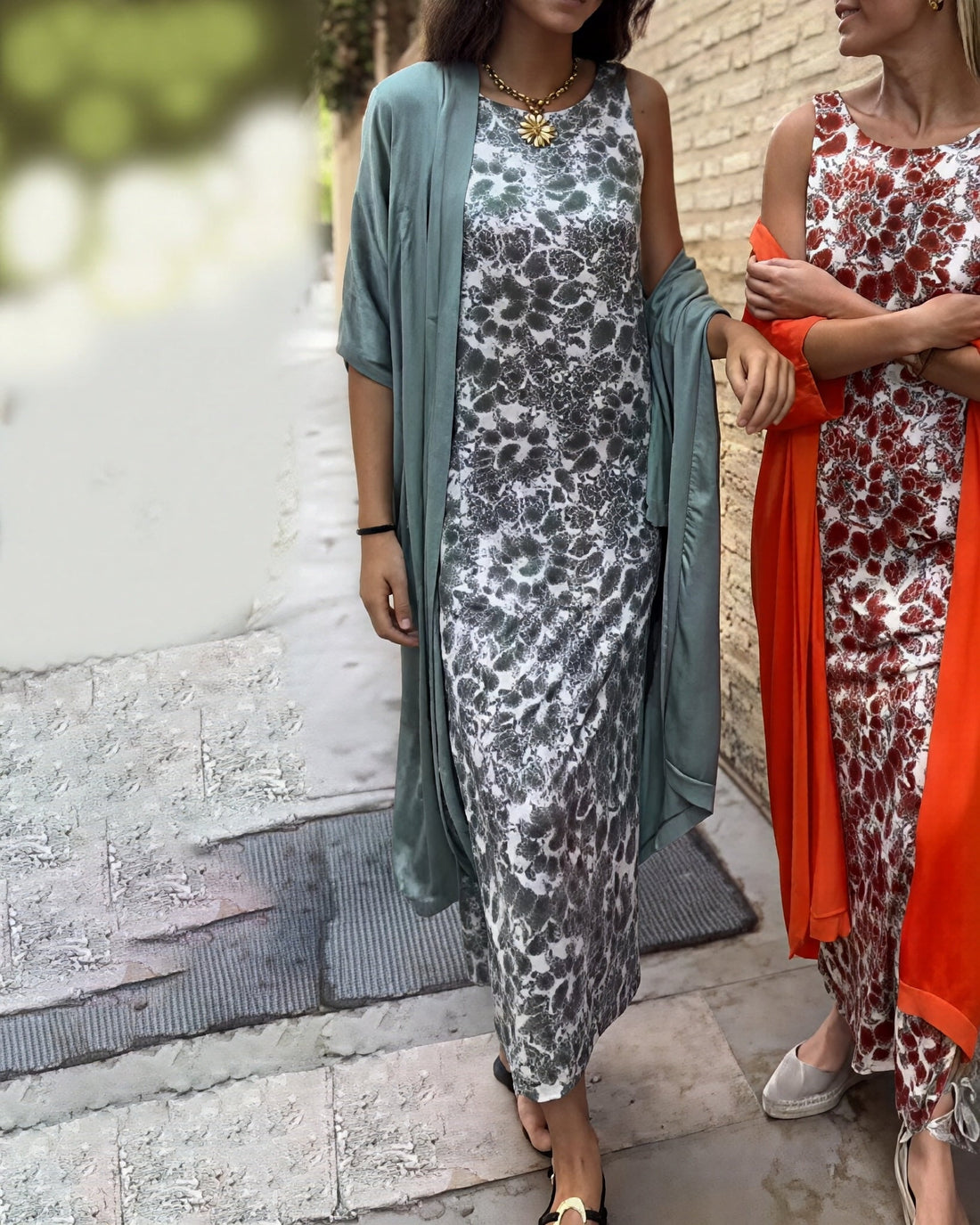 Sophia - Robe maxi pour femme avec un motif imprimé