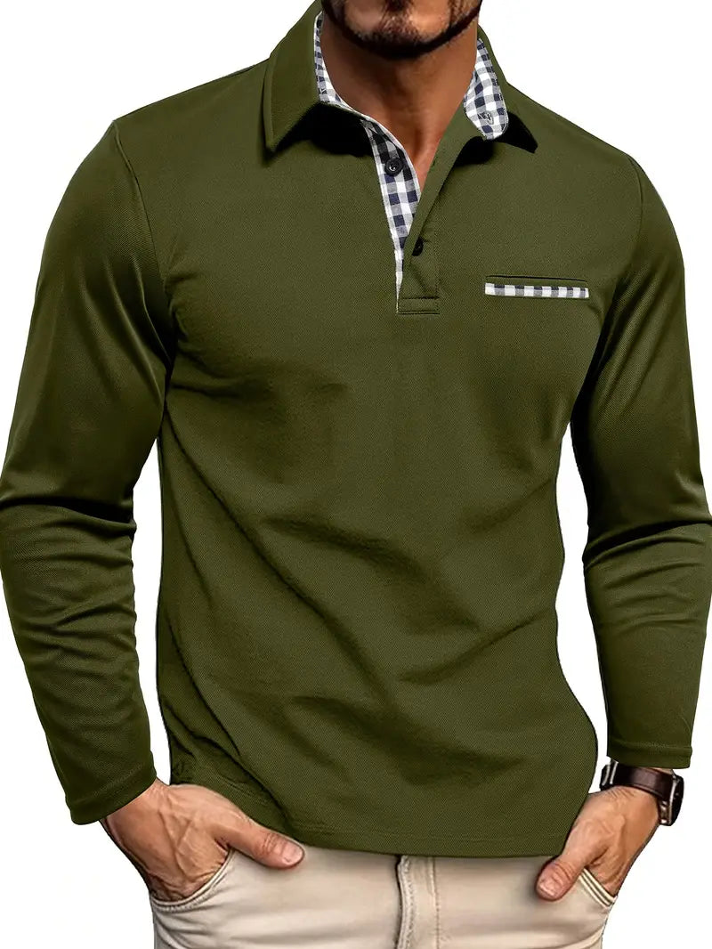 Levi - Polo t-shirt à col avec motifs tartan