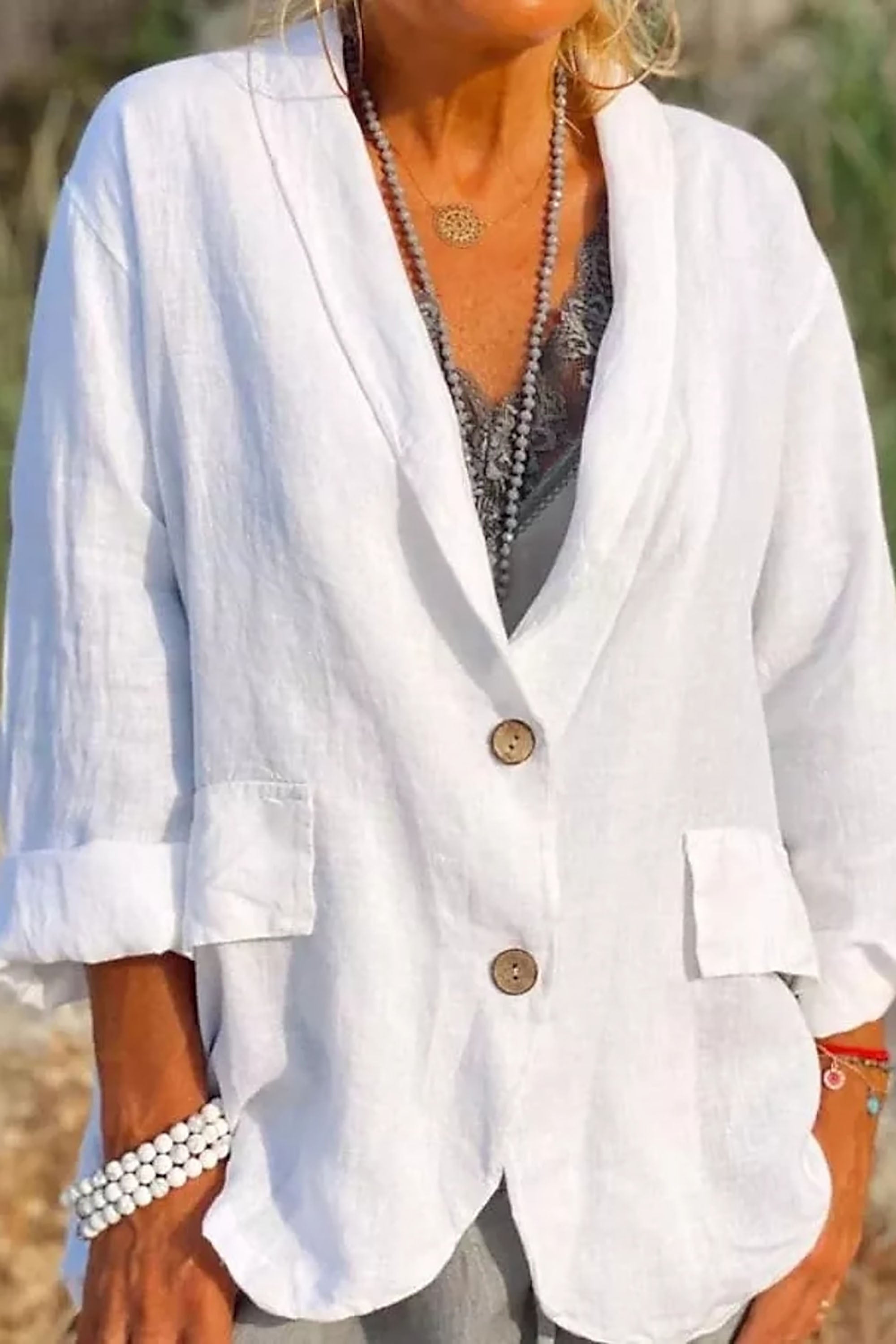 Jessica - Veste légère avec fermeture boutonnée