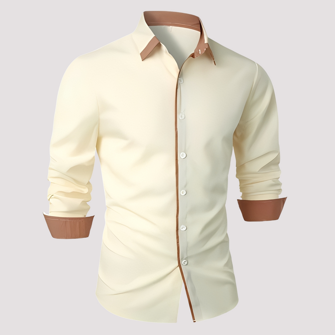 Samuel - Surchemise chic à manches longues pour hommes