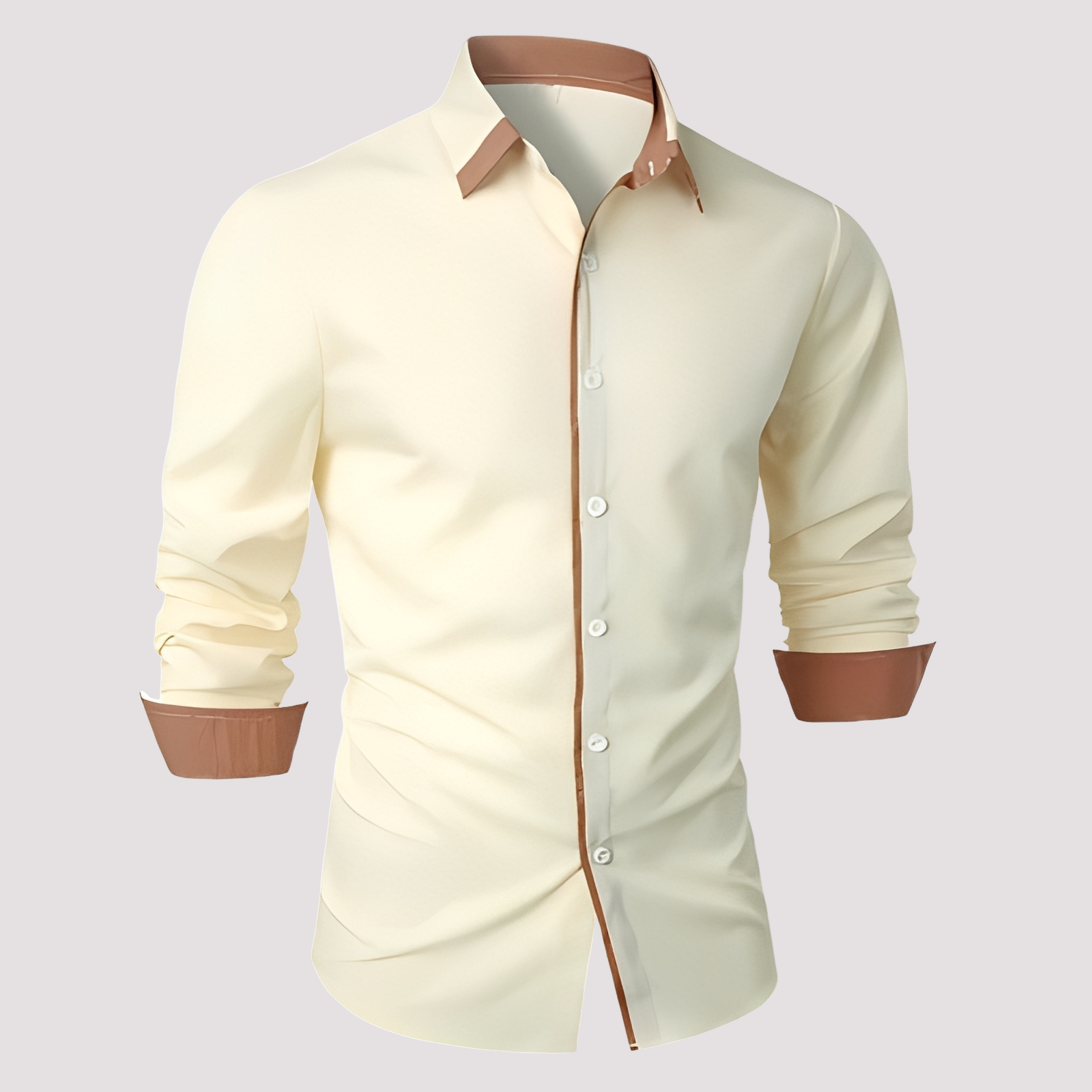 Samuel - Surchemise chic à manches longues pour hommes