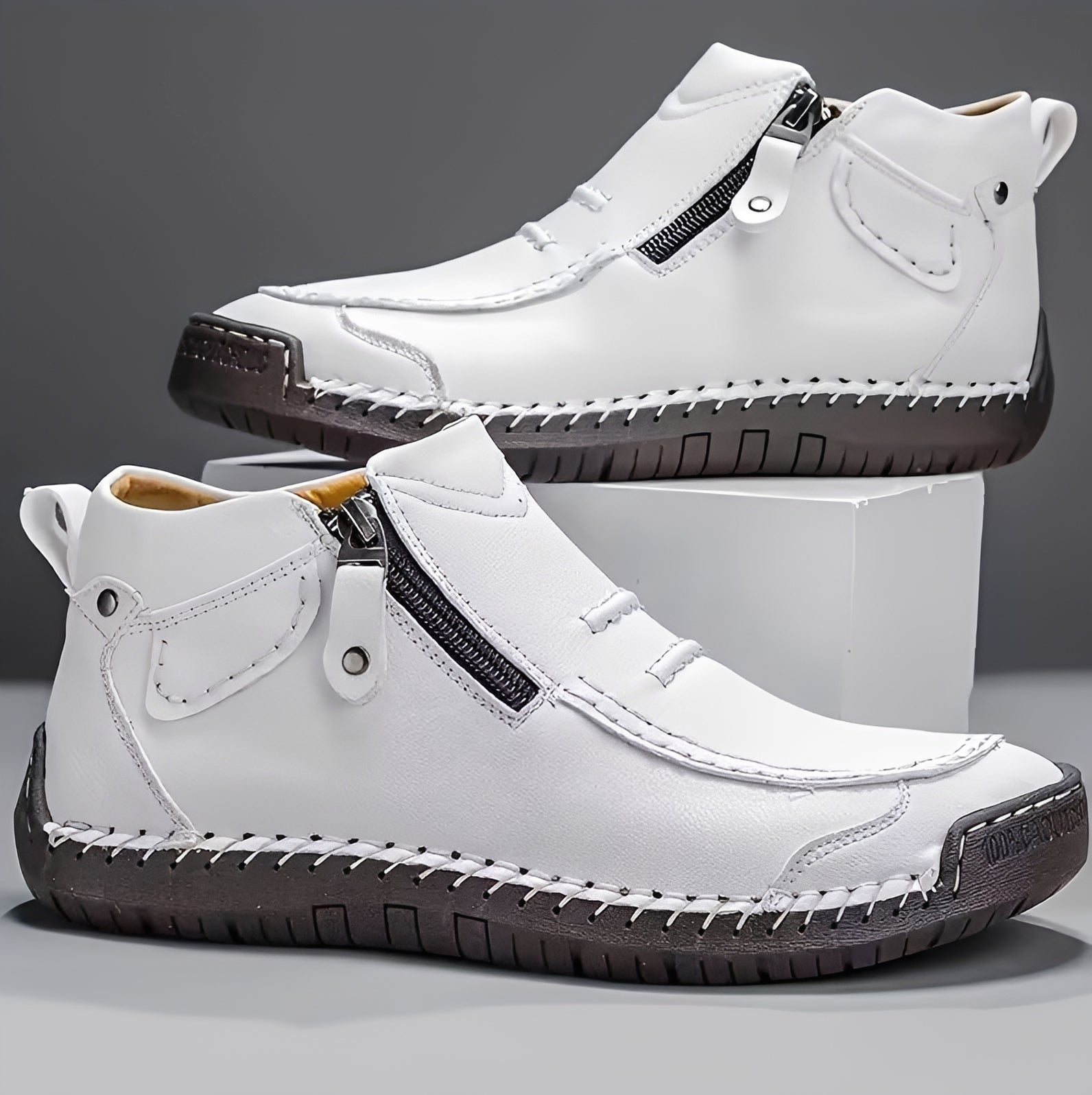 David - Chaussures avec fermeture éclair élégante