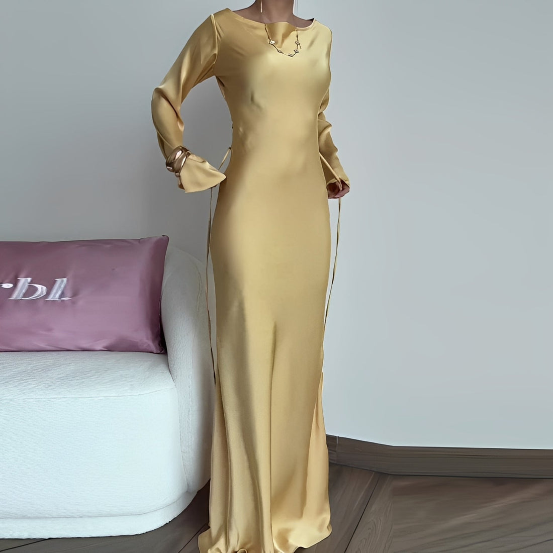 Anisa - Robe élégante à longues manches pour femmes