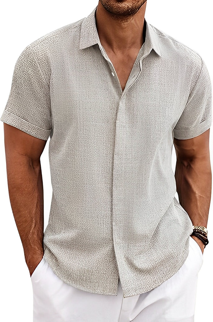 Denzil – Chemise Homme Manches Courtes Respirante
