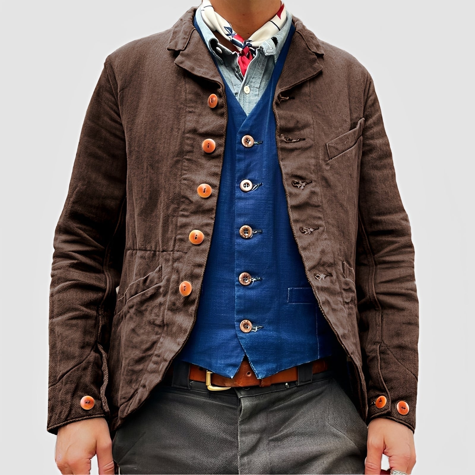 Rick - Veste ample avec plusieurs poches