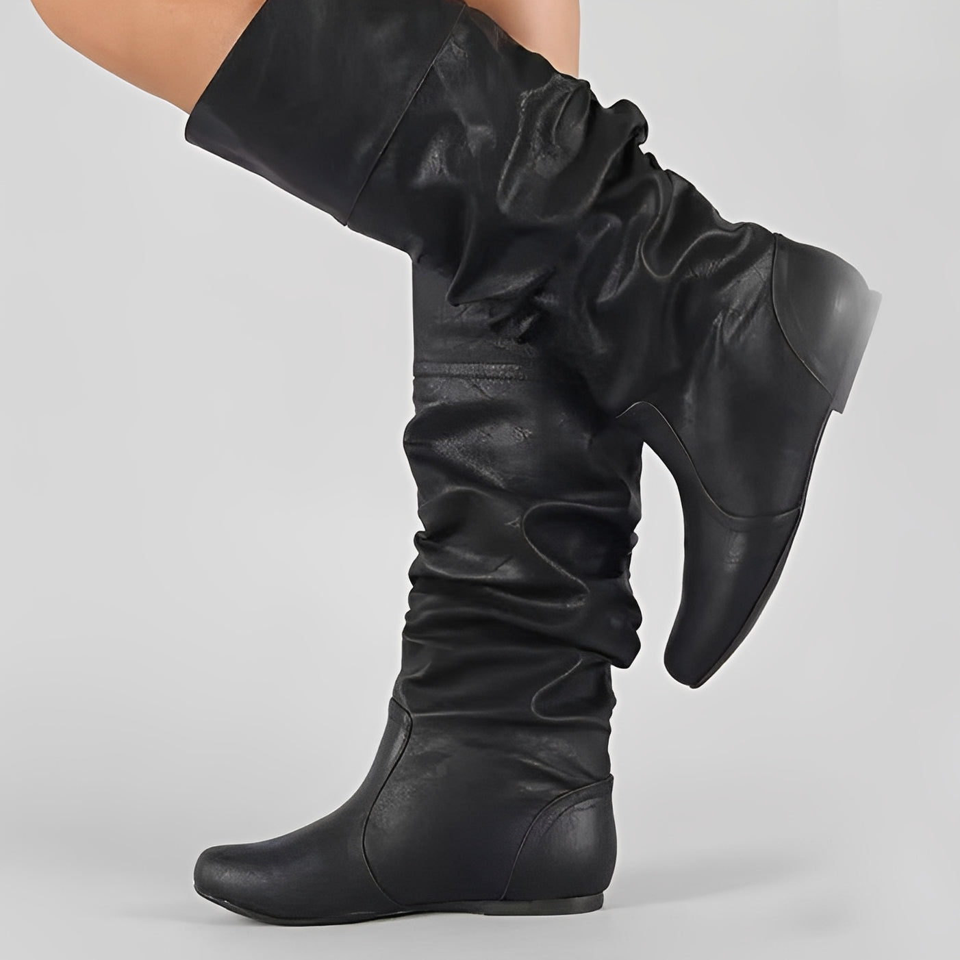 Lucia - Bottes plates faciles à enfiler