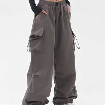 Leonie - Pantalon cargo à jambes larges