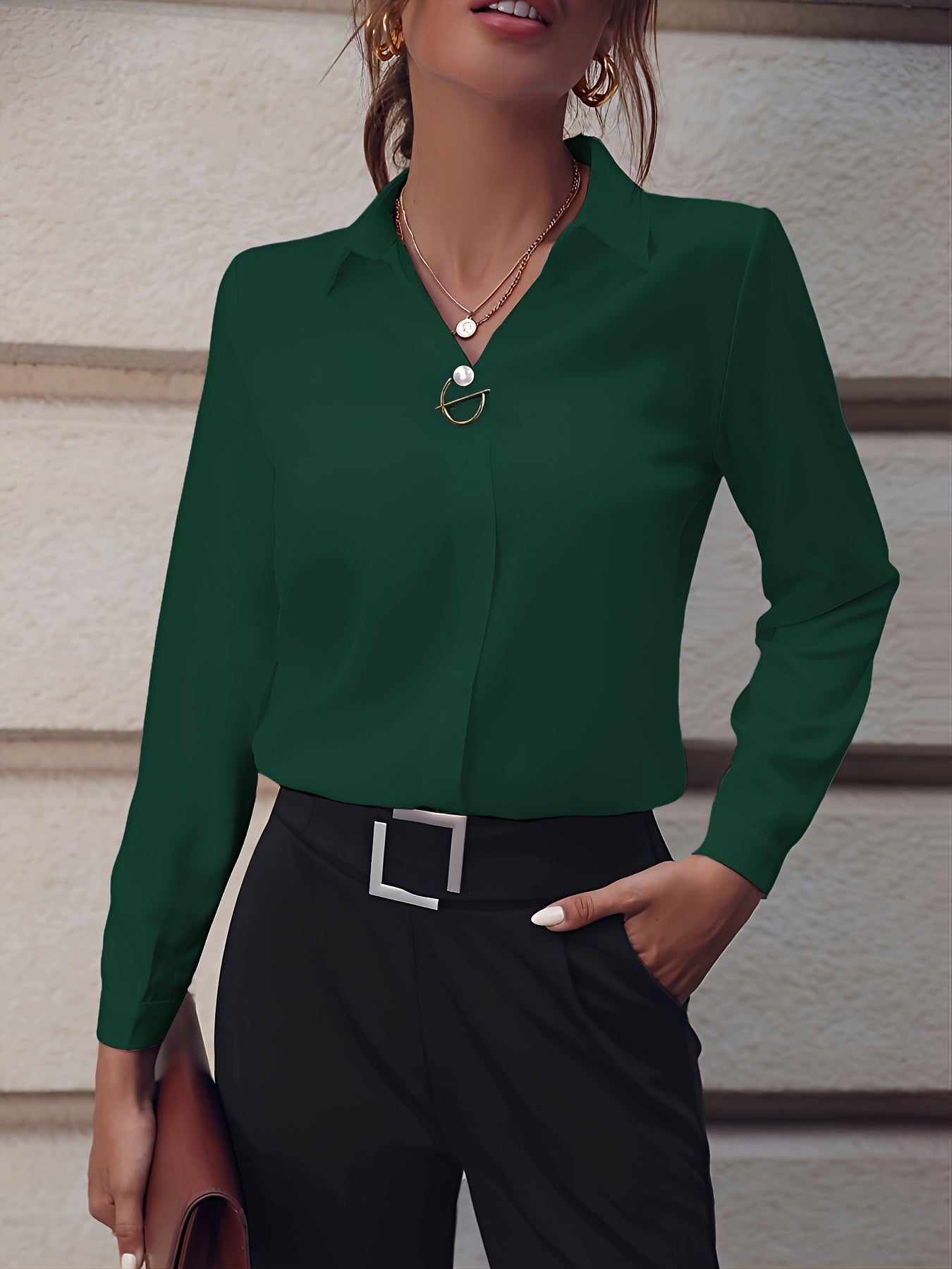 Erica - Chemise élégante à manches longues