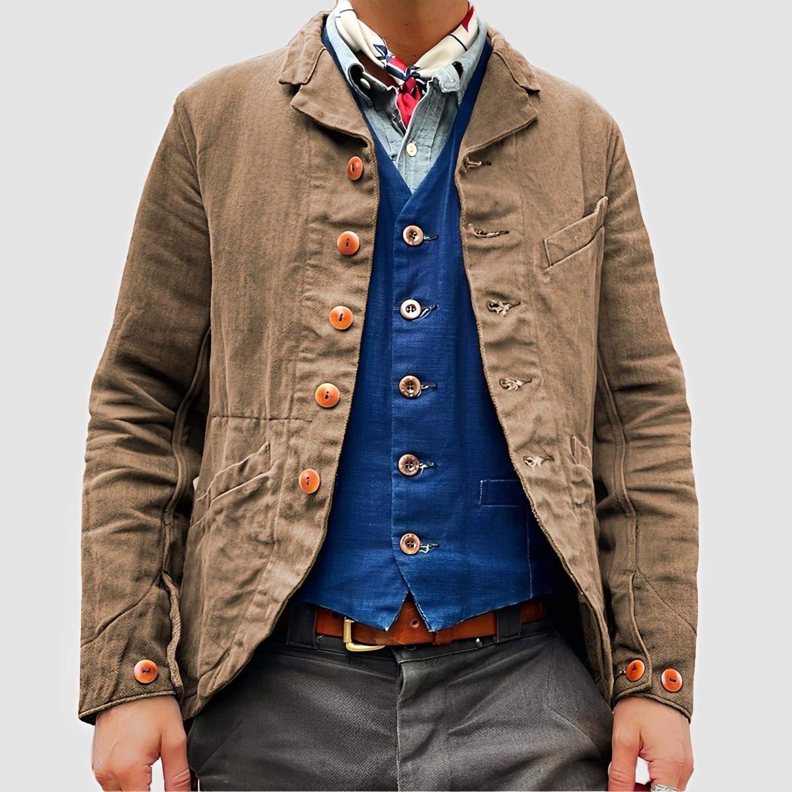 Rick - Veste ample avec plusieurs poches