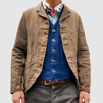 Rick - Veste ample avec plusieurs poches