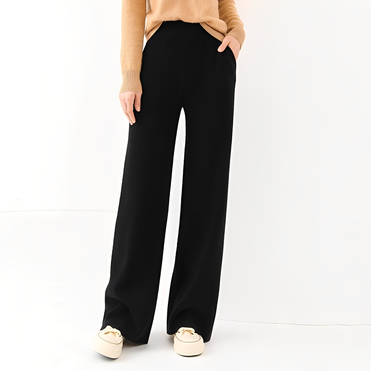 Jamie - Pantalon formel à taille haute