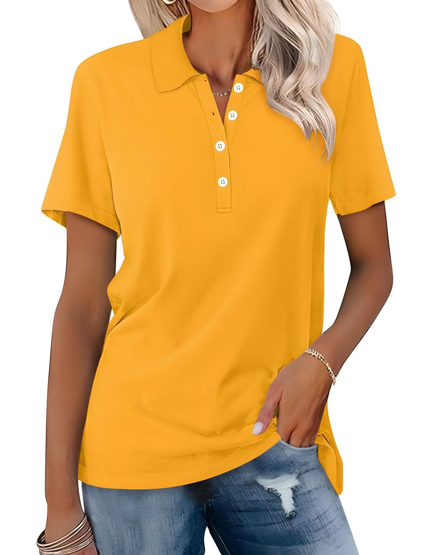 Stella – Polo Femme Slim Fit Décontracté
