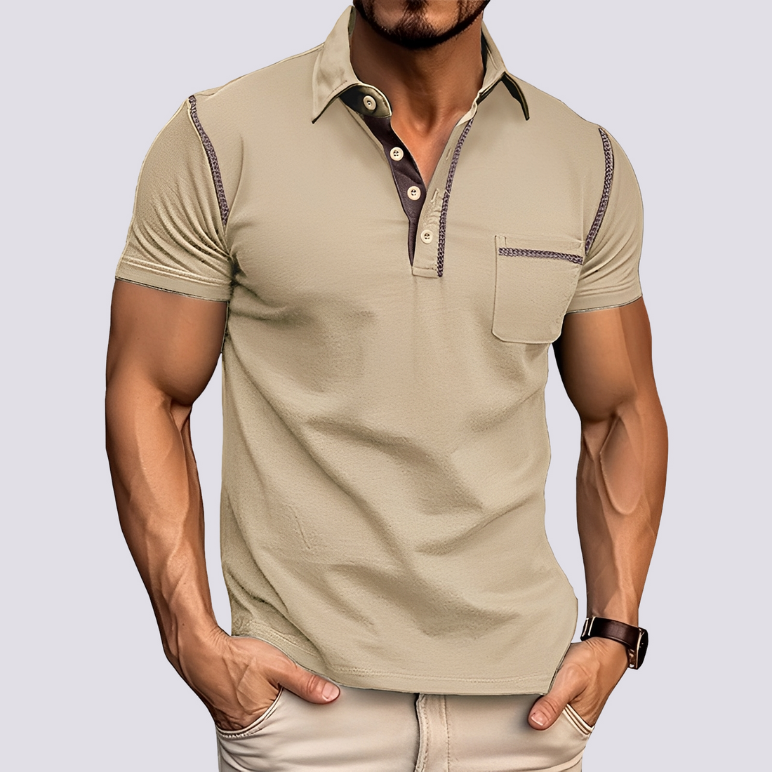 Stefan - Polo chic et léger pour hommes