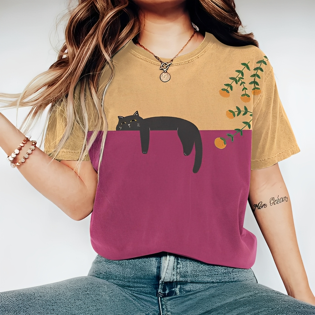 Nadine - Un t-shirt à la mode et raffiné pour femme
