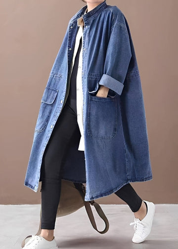 Rachel - Élégante robe-chemise en jean pour femmes