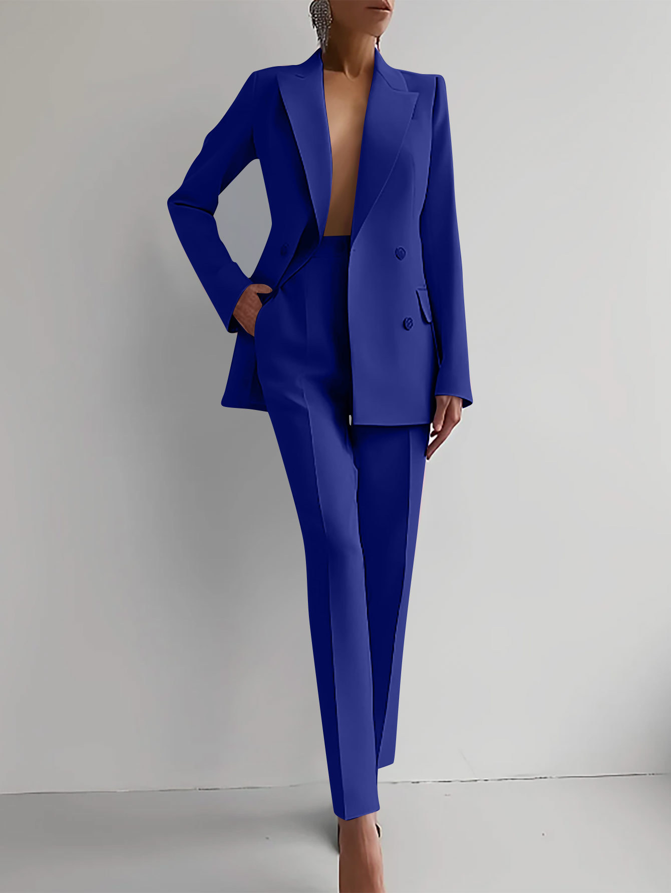 Marva – Ensemble Blazer et Pantalon Femme Élégant