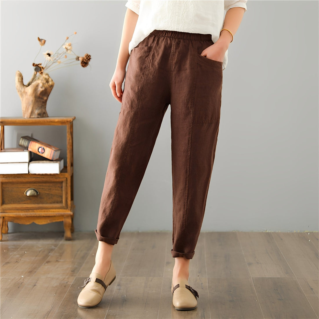 Gretchen - Pantalon ample avec poches pour femmes