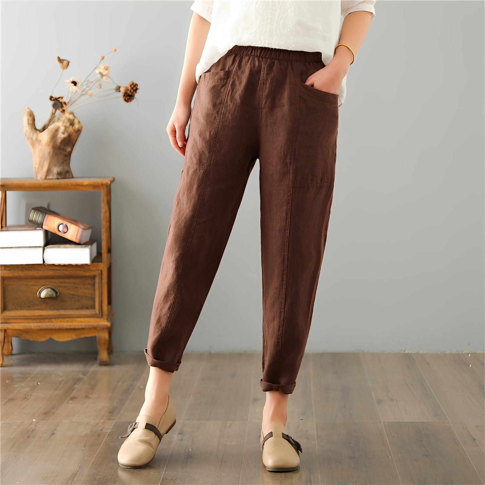 Gretchen - Pantalon ample avec poches pour femmes