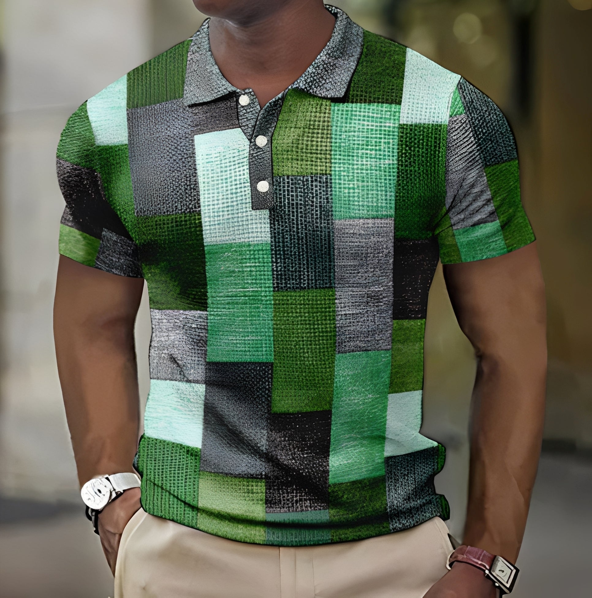 Jimmy - Chemise élégante à motifs de carreaux