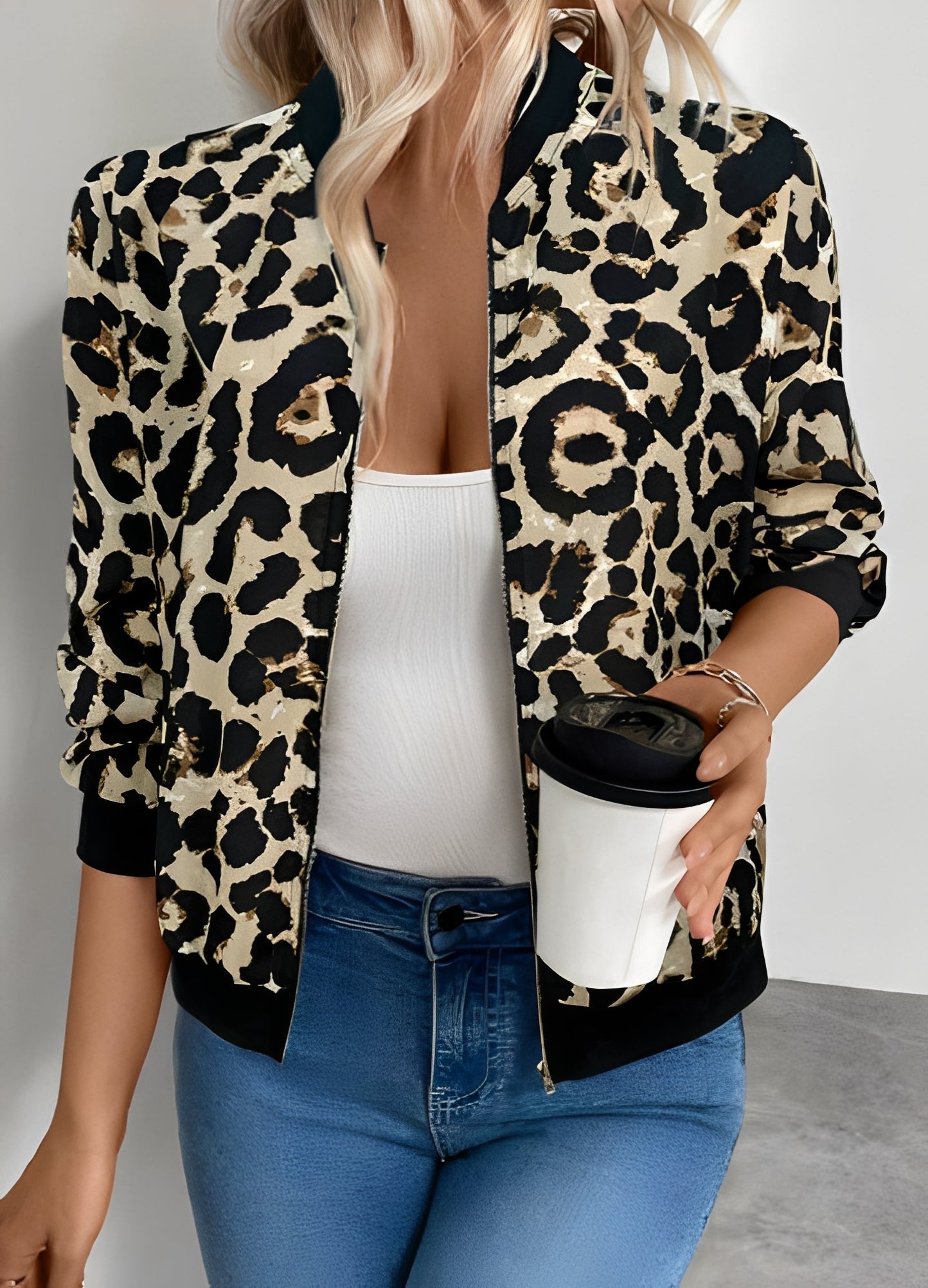 Alexia - Veste aviateur chic