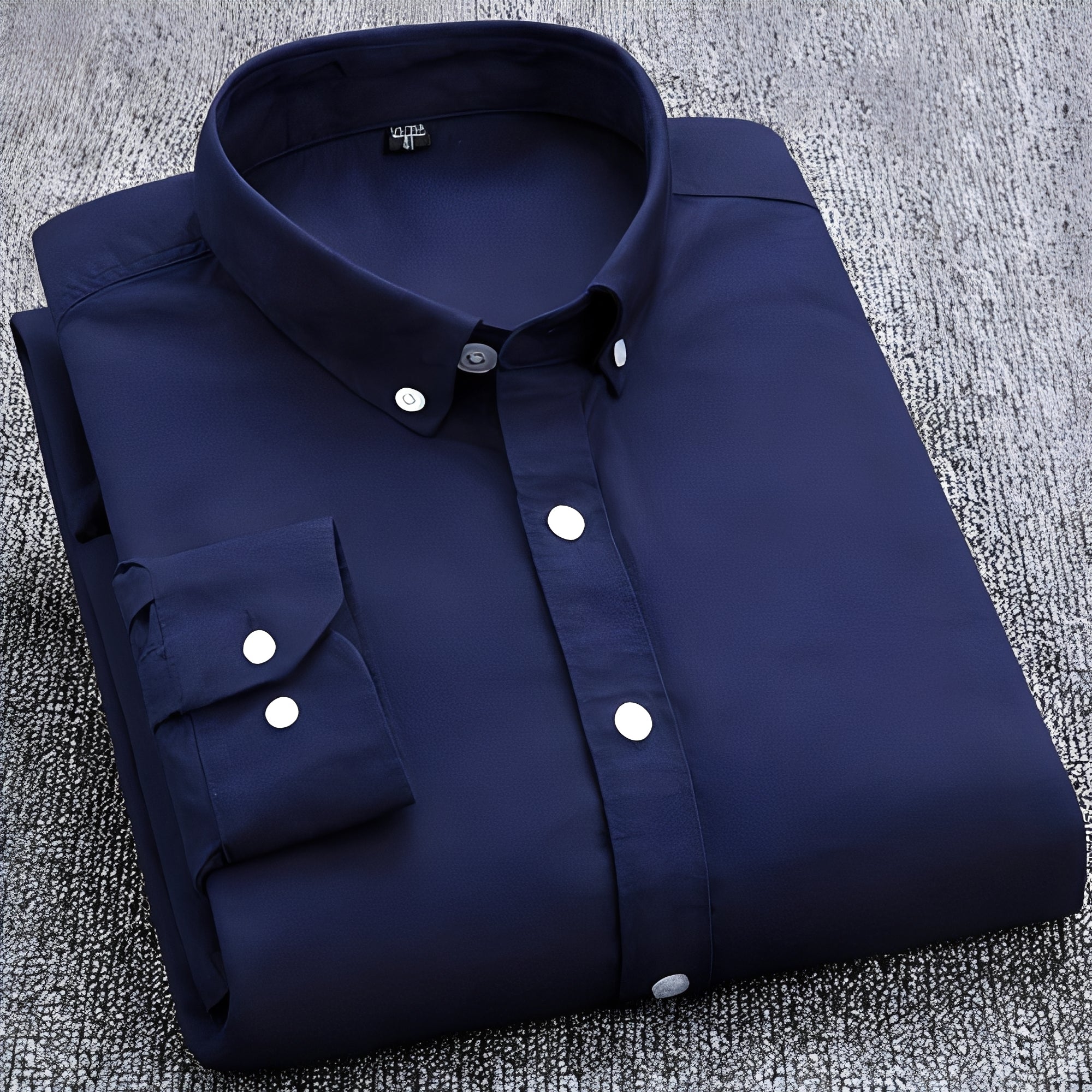 Jezriel - Chemise à carreaux moderne à manches longues pour homme