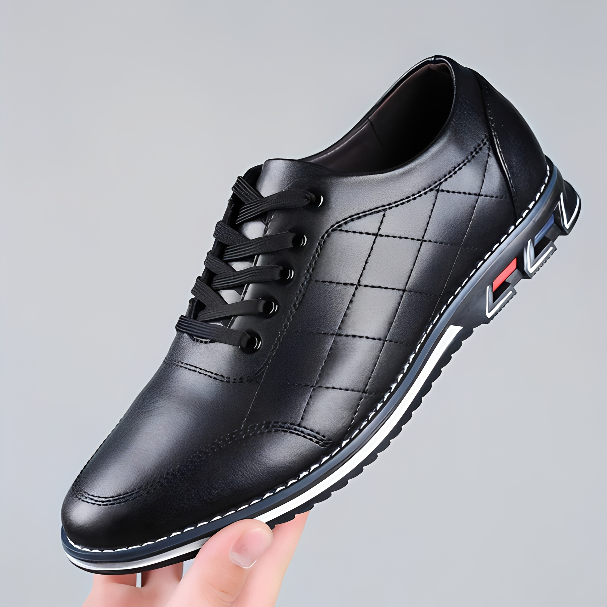 Edvin - Chaussures à lacets tendance et décontractées pour hommes