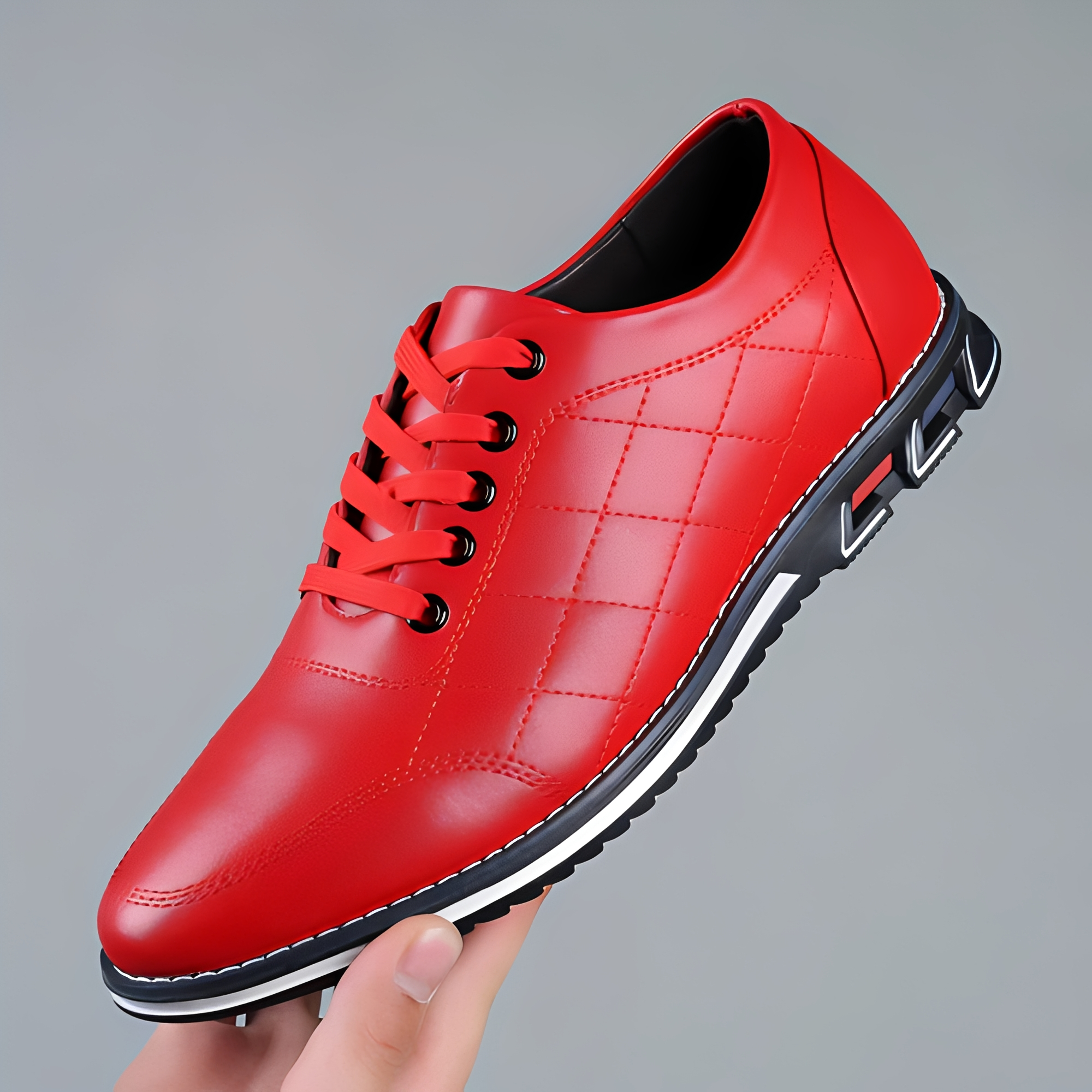Edvin - Chaussures à lacets tendance et décontractées pour hommes