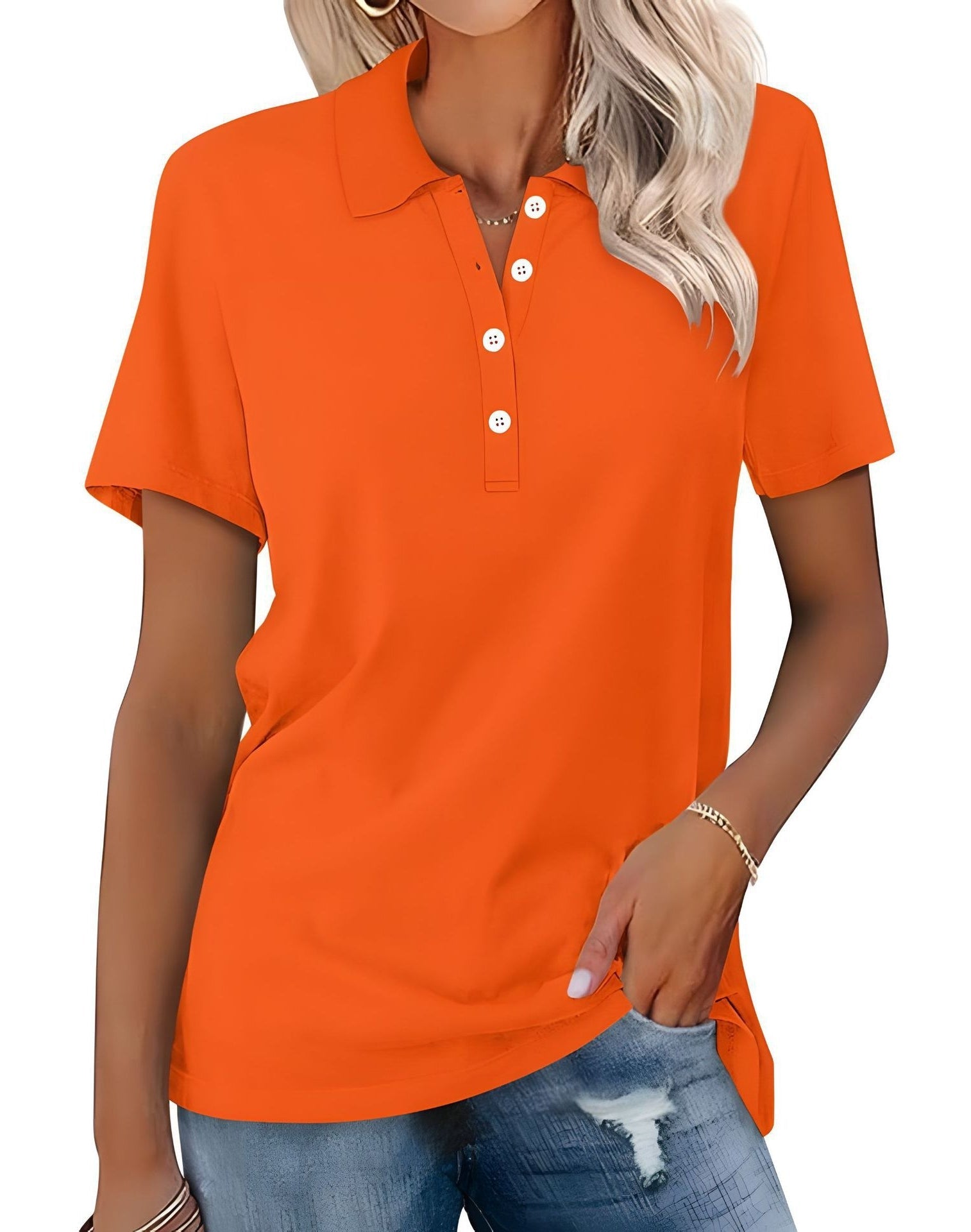 Stella – Polo Femme Slim Fit Décontracté