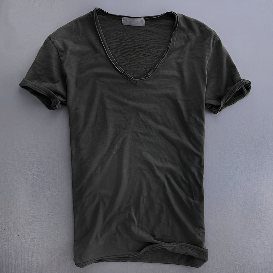 Lemuel - T-shirt décontracté d'été pour homme