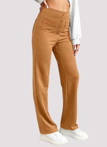 Tianna - Pantalon élégant à taille haute
