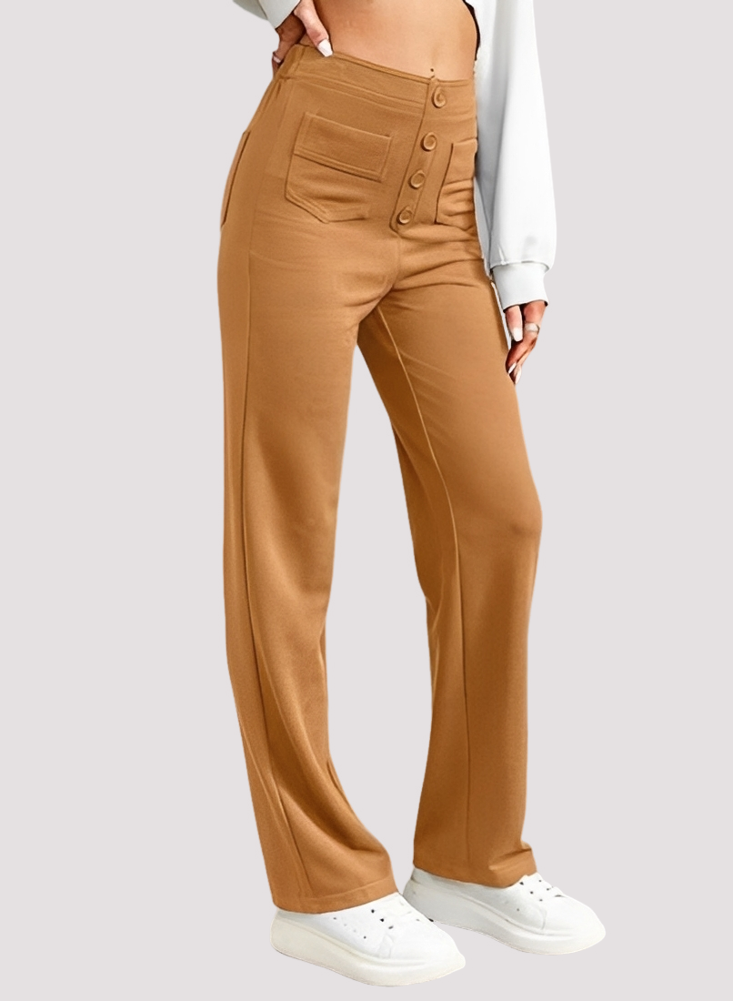 Tianna - Pantalon élégant à taille haute