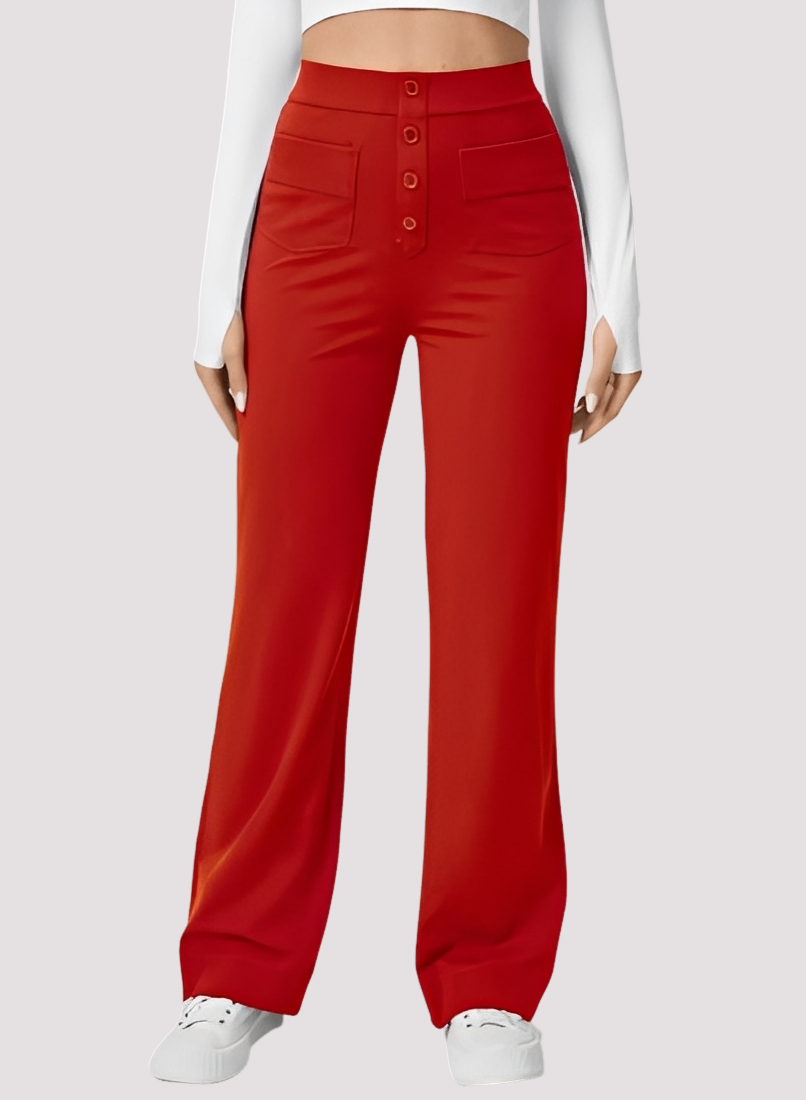Tianna - Pantalon élégant à taille haute