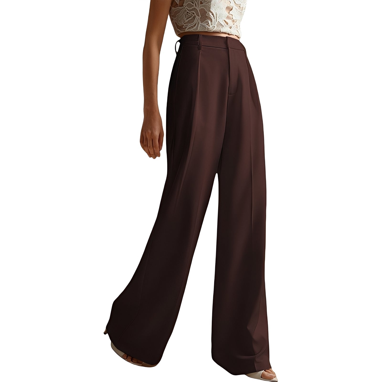 Elaida - Pantalon Large et Confortable