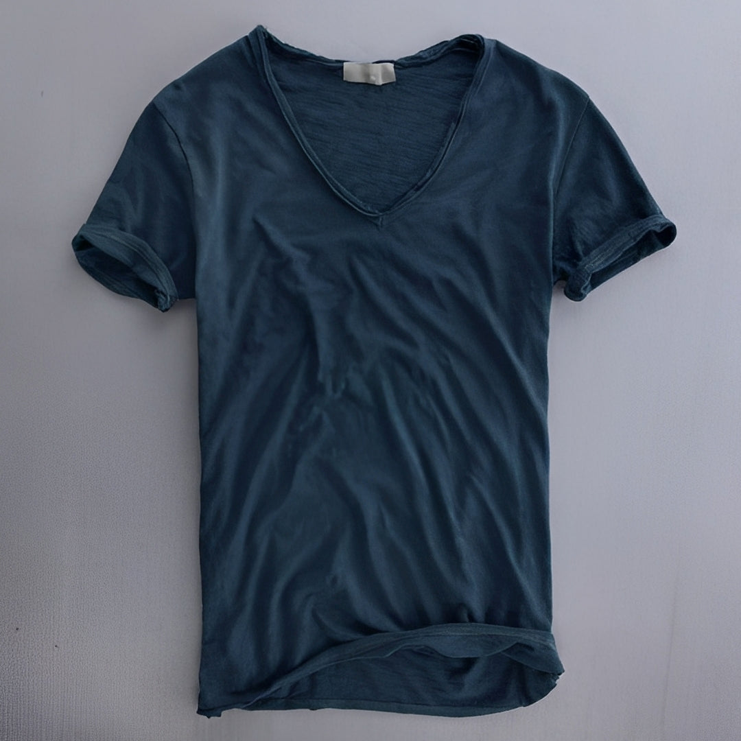 Lemuel - T-shirt décontracté d'été pour homme