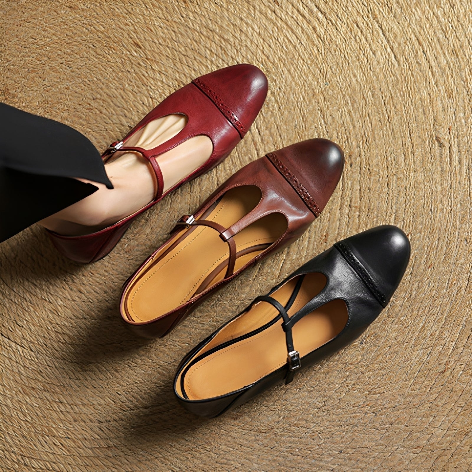 Aayan - Sandales plates chic avec fermeture