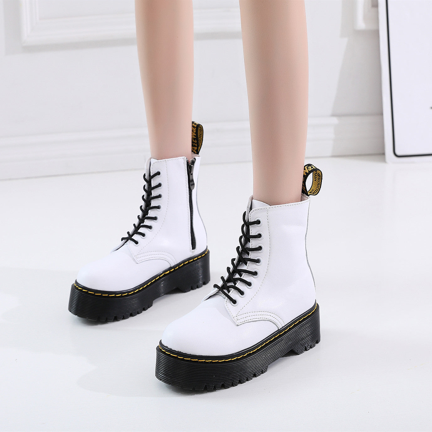 Miriam – Bottes Femme Mode à Semelle Épaisse