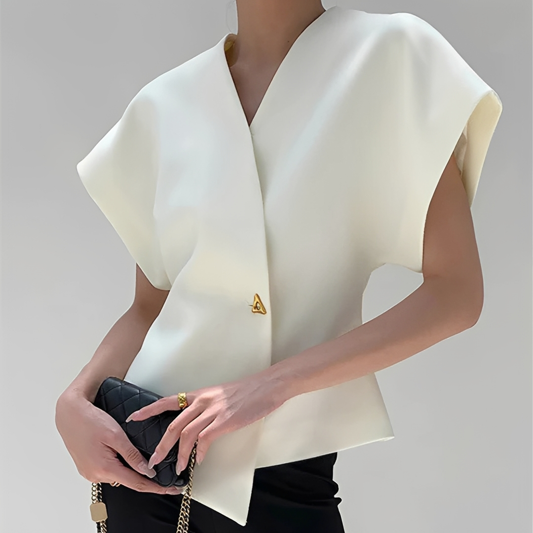 Ariella - Blouse stylée à col en V