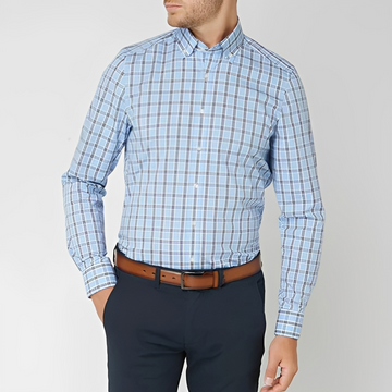 Lance - Chemise à carreaux pour homme à manches longues