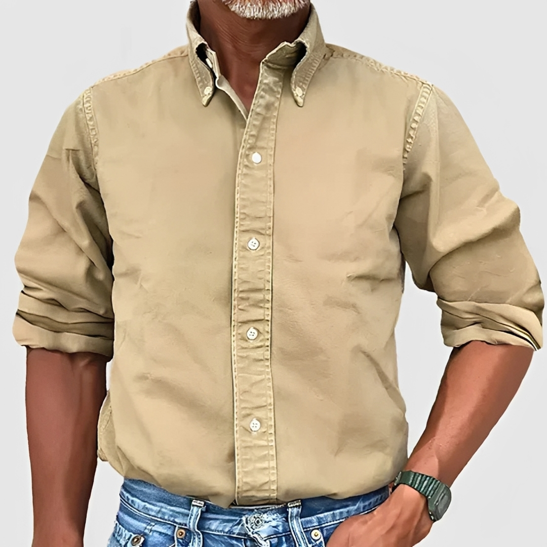 Edmond - Chemise homme classique à manches longues
