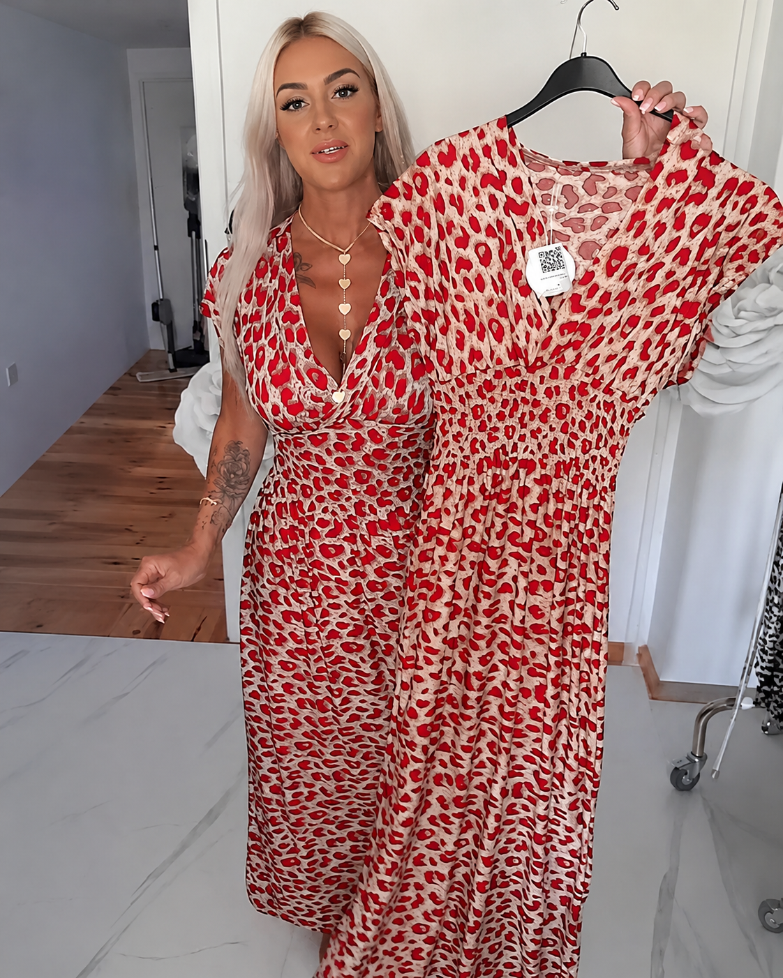 Dyshelle - Robe Bohème Chic à Col V