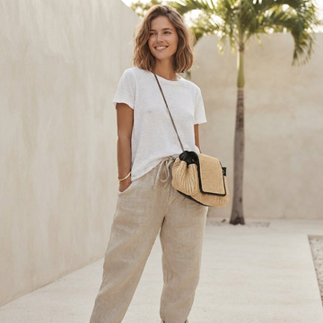Martinie - Pantalon Relax à Cordon