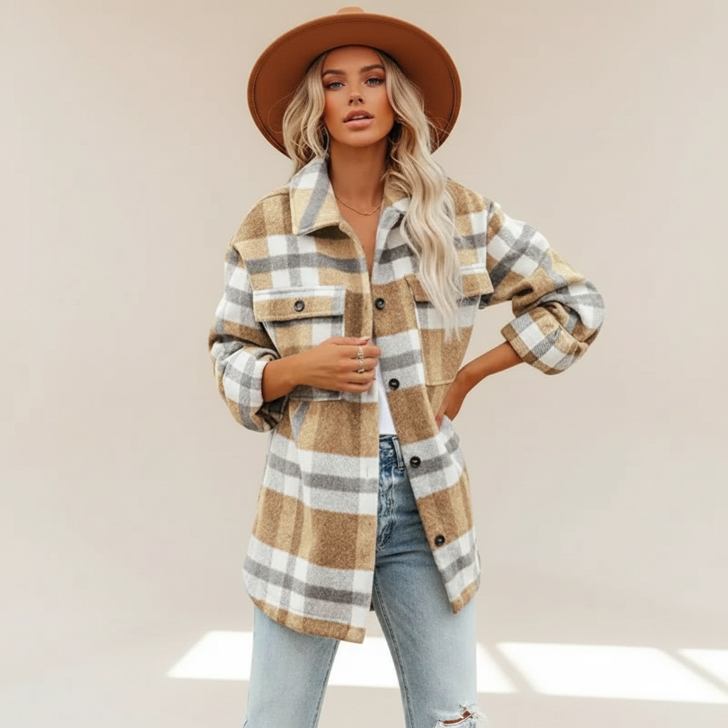 Mailys - Chemise Décontractée à Boutons
