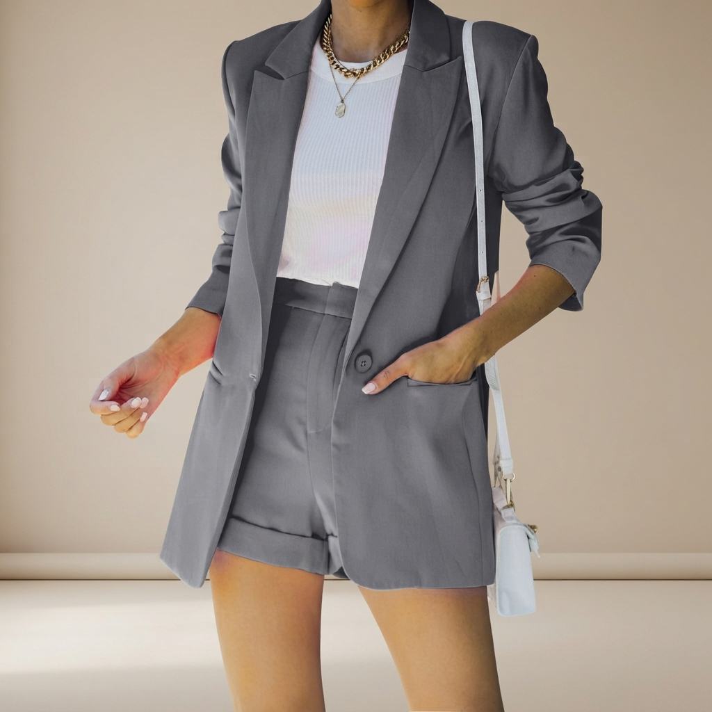 Geraldine - Ensemble chic de costume court