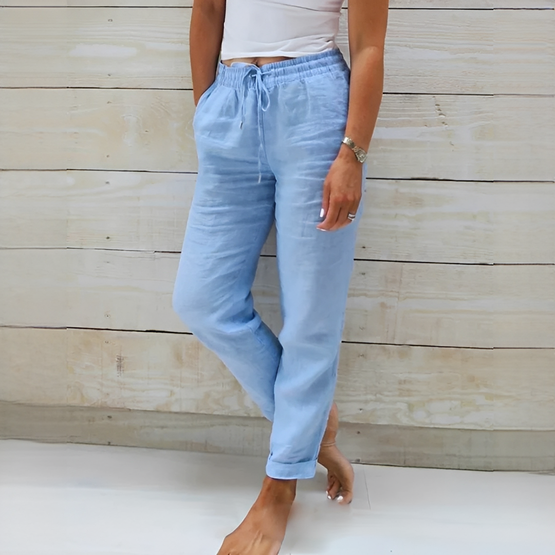 Susan - Pantalon Évasé et Agréable