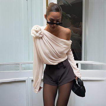 Ellise - Blouse moderne à coupe asymétrique