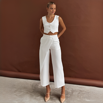 Agnes - Set Gilet et Pantalon à la Mode