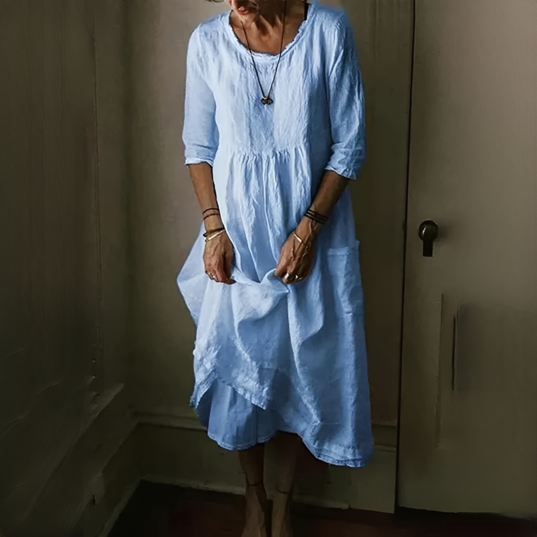 Aimee - Robe Plissée Agréable