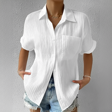 Jaime - Blouse Décontractée à Manches Courtes