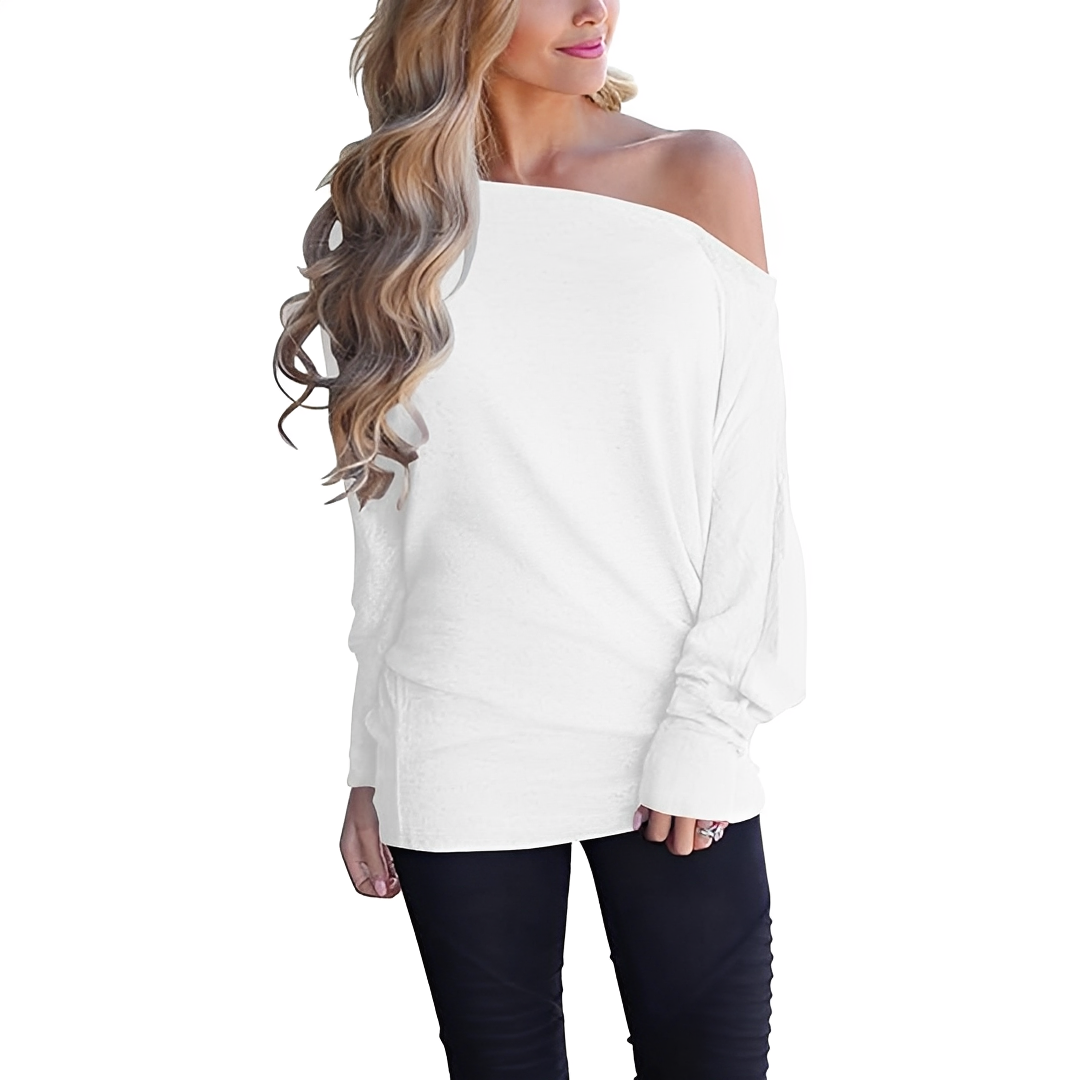 Cordelia - Blouse Élégante Épaules Dénudées