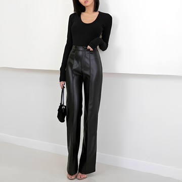 Naomi - Pantalon chic taille haute
